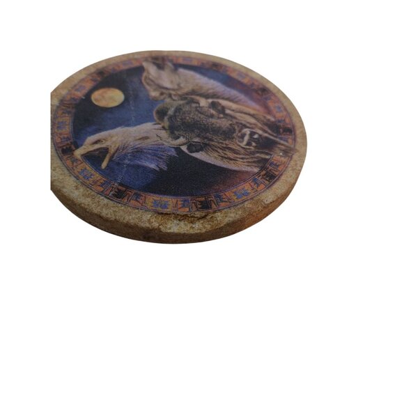 Thirstystone Wild Animal Natural Sandstone Coasters USA Native READ - Picture 5 of 5